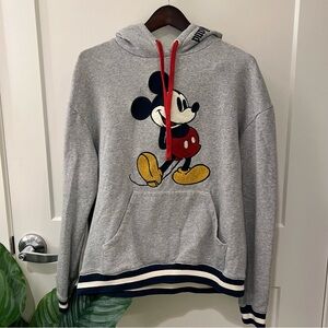 Gray Disney Mickey Mouse Hoodie